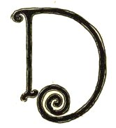 illuminated D