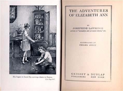 frontis: 'She began to hand the carvings down to Emma' + title pg