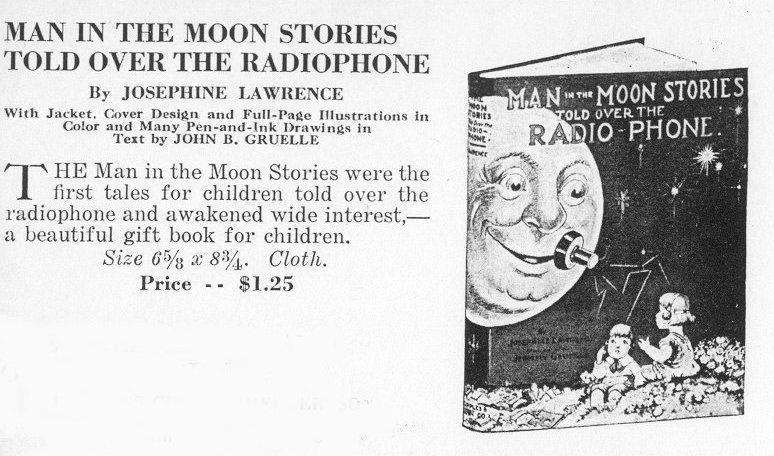 ad for Man in the Moon Stories
